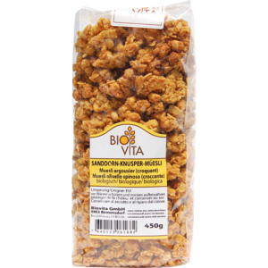 Biovita Bio Sanddorn-Knusper-Müesli, 450 g Biovita Bio Sanddorn-Knusper-Müesli, 450 g