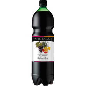 Montagne Belle Allure Vin Rouge, 1,5 l PET Montagne Belle Allure Vin Rouge, 1,5 l PET