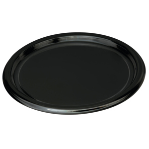 Traiteurplatte Kunststoff PET Ø 41 cm schwarz Pack zu 5 Stück Traiteurplatte Kunststoff PET Ø 41 cm schwarz Pack zu 5 Stück