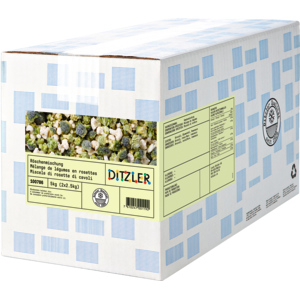 Ditzler Röschen-Mischung (Broccoli, Romanesco, Blumenkohl) TK, 2 x 2,5 kg Ditzler Röschen-Mischung (Broccoli, Romanesco, Blumenkohl) TK, 2 x 2,5 kg