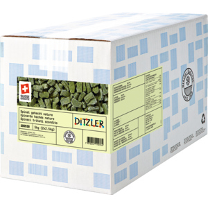 Ditzler Spinat gehackt Nature in Pellets TK 2 x 2,5 kg