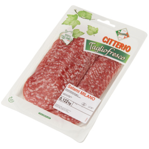 Citterio Salami Milano geschnitten Italien, ca. 120 g Citterio Salami Milano geschnitten Italien, ca. 120 g