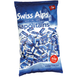 Alprose Swiss Alps Napolitains Milch, 4 kg Alprose Swiss Alps Napolitains Milch, 4 kg
