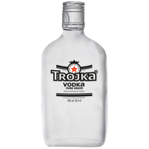 Trojka Vodka Pure Grain 40%, 50 cl Trojka Vodka Pure Grain 40%, 50 cl