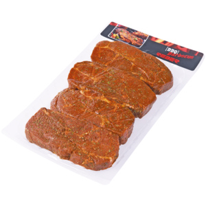 Cowboy Steak, Schweins-Hals, mariniert, 4 x ca. 190 g Cowboy Steak, Schweins-Hals, mariniert, 4 x ca. 190 g