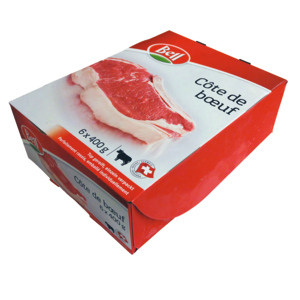 Côte de boeuf, tiefgekühlt, 6 x ca. 400 g Côte de boeuf, tiefgekühlt, 6 x ca. 400 g