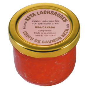 Lachs Rogen, pasteurisiert, 50 g