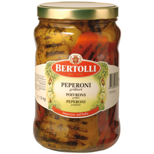 Bertolli Peperoni grilliert, Glas zu 1,5 kg Bertolli Peperoni grilliert, Glas zu 1,5 kg
