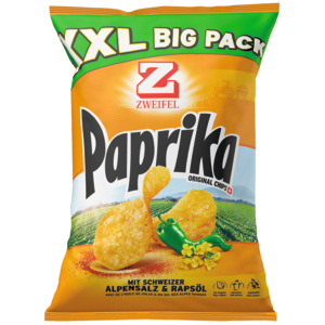 Zweifel Chips Paprika XXL, 380 g