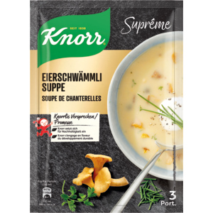 Knorr Suprême Eierschwämmli mit Weisswein, 14 x 84 g Knorr Suprême Eierschwämmli mit Weisswein, 14 x 84 g