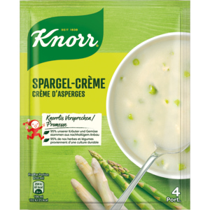 Knorr Spargel-Crèmesuppe, 15 x 65 g Knorr Spargel-Crèmesuppe, 15 x 65 g