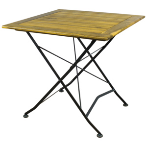 Wien Tisch, 80 x 80 cm, aus Stahl/Akazie FSC® Wien Tisch, 80 x 80 cm, aus Stahl/Akazie FSC®