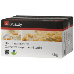 Quality Hörnli mittel, 4-Ei, 5 kg