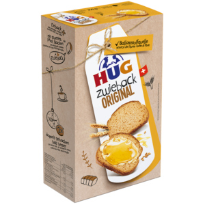 Hug Zwieback, 6 x 250 g