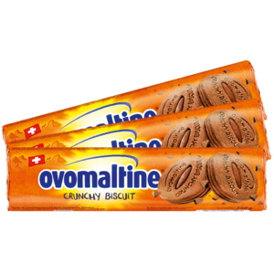 Ovomaltine Crunchy Biscuit, 3 x 250 g Ovomaltine Crunchy Biscuit, 3 x 250 g