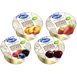 Hero Konfi assortiert, wenig Zucker, 120 x 20 g Hero Konfi assortiert, wenig Zucker, 120 x 20 g