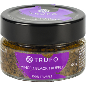Trufo gehackte schwarze Trüffel, 100 g Trufo gehackte schwarze Trüffel, 100 g