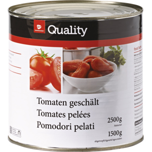 Quality Tomaten geschält, 2,5 kg Quality Tomaten geschält, 2,5 kg