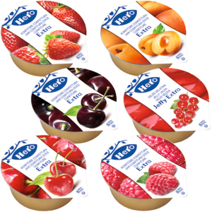 Hero Konfitüre Extra Sortiment CC, Portionen, 120 x 25 g