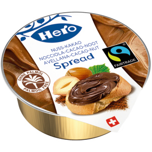 Hero Fairtrade, Max Havelaar, Nuss-Kakao Aufstrich, 120 x 20 g
