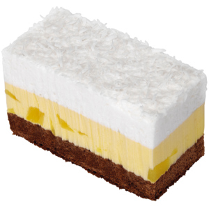 Deliciel Ananas-Kokos-Schnitte, tiefgekühlt, 6 x 65 g Deliciel Ananas-Kokos-Schnitte, tiefgekühlt, 6 x 65 g