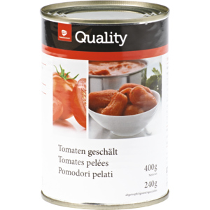 Quality Tomaten geschält, 12 x 400 g Quality Tomaten geschält, 12 x 400 g