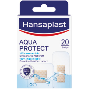 Hansaplast Pflaster Aqua Protect Strips, 2 x 20 St