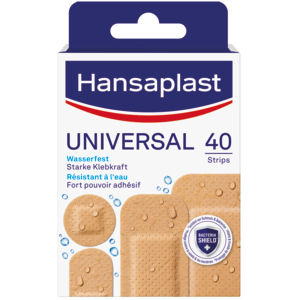 Hansaplast Pflaster Universal Strips, 2 x 40 St Hansaplast Pflaster Universal Strips, 2 x 40 St