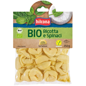 Hilcona Bio Tortelloni Ricotta Spinat, 250 g Hilcona Bio Tortelloni Ricotta Spinat, 250 g