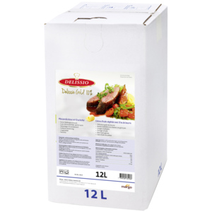 Delissio Gold, Pflanzenölcrème mit 10% Butter, Bibox 12 l Delissio Gold, Pflanzenölcrème mit 10% Butter, Bibox 12 l