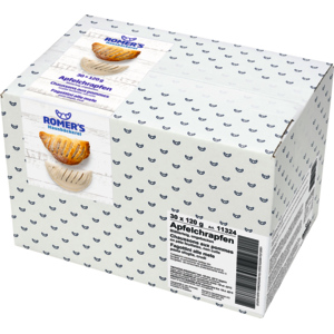 Romer's Apfelchrapfen, Teigling, tiefgekühlt, 30 x 120 g Romer's Apfelchrapfen, Teigling, tiefgekühlt, 30 x 120 g