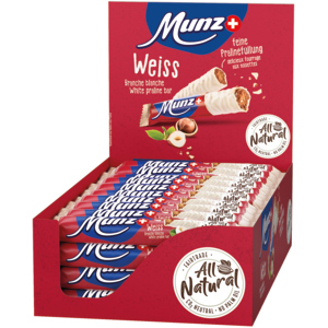 Munz Prügeli weiss, 40 x 46 g Munz Prügeli weiss, 40 x 46 g