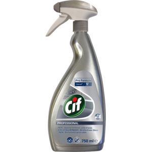 Cif Professional Edelstahl und Glas, 750 ml