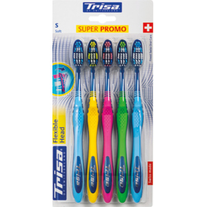 Trisa Zahnbürste Flexible Head, s/m, 5 St Trisa Zahnbürste Flexible Head, s/m, 5 St