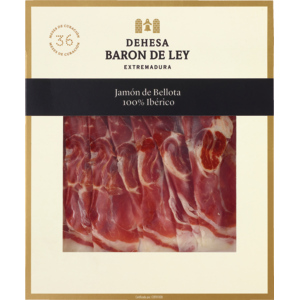 Baron de Ley Jamon Iberico Bellota geschnitten, Spanien, 20 x 80 g Baron de Ley Jamon Iberico Bellota geschnitten, Spanien, 20 x 80 g