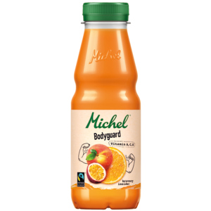 Michel Bodyguard Multivitamin 50%, Fairtrade, PET 4 x 6 x 33 cl Michel Bodyguard Multivitamin 50%, Fairtrade, PET 4 x 6 x 33 cl