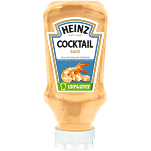 Heinz Cocktail Sauce, Squeeze, 4 x 220 ml Heinz Cocktail Sauce, Squeeze, 4 x 220 ml
