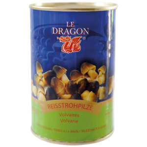 Le Dragon Reisstrohpilze geschält, 24 x 425 g Le Dragon Reisstrohpilze geschält, 24 x 425 g