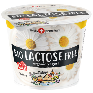 Biedermann Bio Jogurt Nature, laktosefrei, 6 x 125 g