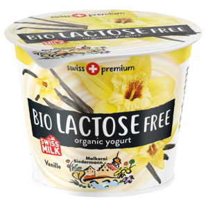 Biedermann Bio Jogurt Vanille, laktosefrei, 6 x 125 g Biedermann Bio Jogurt Vanille, laktosefrei, 6 x 125 g