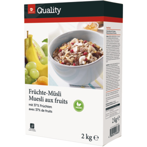 Quality Früchtemüesli, 2 kg Quality Früchtemüesli, 2 kg