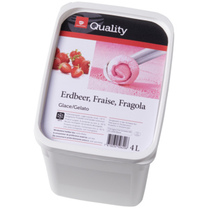 Quality Glace Erdbeer, 4 l