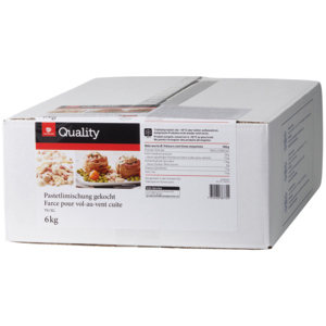 Quality Pastetli Mischung gekocht, tiefgekühlt, 6 kg