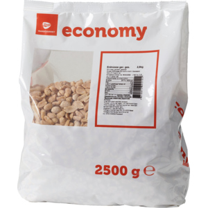 Economy Erdnüsse, gesalzen, geröstet, 4 x 2,5 kg
