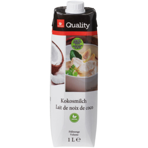 Quality Kokosnussmilch, 12 x 1 l Quality Kokosnussmilch, 12 x 1 l