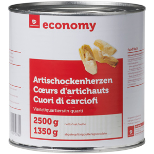 Economy Artischockenherzen Viertel, 6 x 2,5 kg Economy Artischockenherzen Viertel, 6 x 2,5 kg