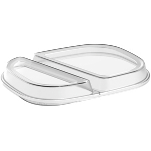 Mehrweg Deckel zu Menubox 2-teilig transparent Mehrweg Deckel zu Menubox 2-teilig transparent