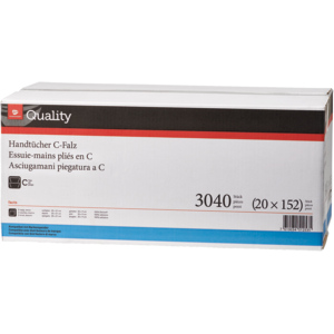 Quality Handtuch C-Falz, 2-lagig, weiss, 20 x 152 St