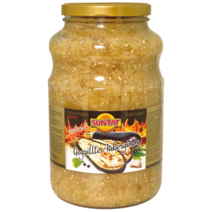 Suntat grilliertes Auberginenpurée, 2,4 kg Suntat grilliertes Auberginenpurée, 2,4 kg