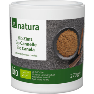 Natura Bio Zimt gemahlen, 270 g Natura Bio Zimt gemahlen, 270 g